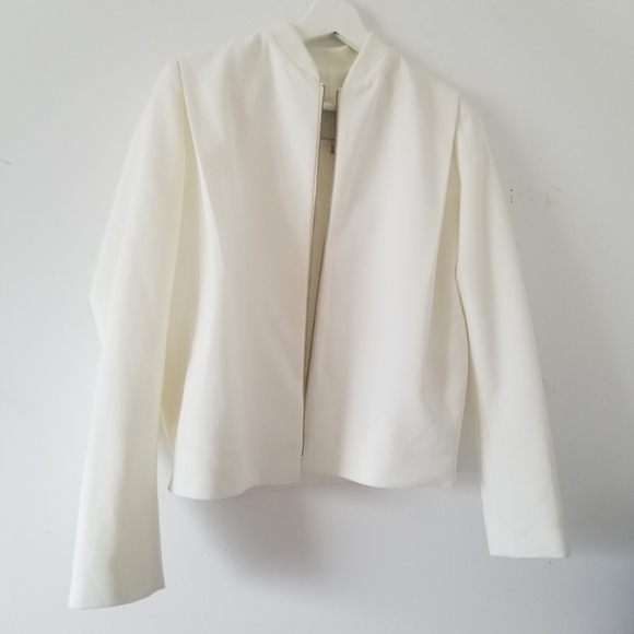 Oak + Fort Cream White Bomber - Picture 2 of 3
